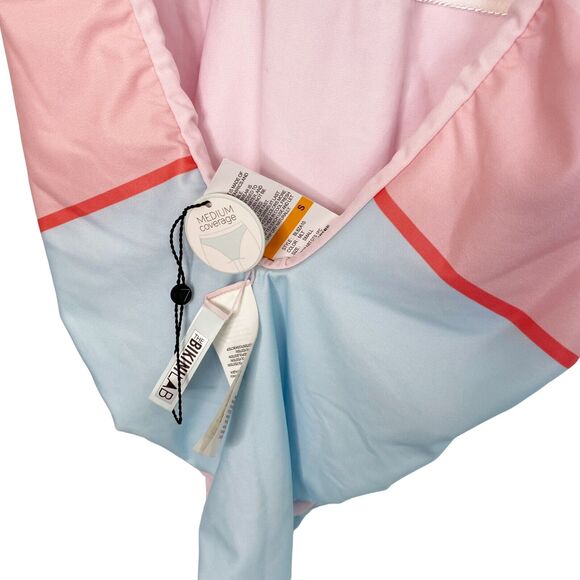 Bikini Lab Swim Womens Size Small Pineapple One Piece Swim Suit Soft Padding NEW - Picture 6 of 16